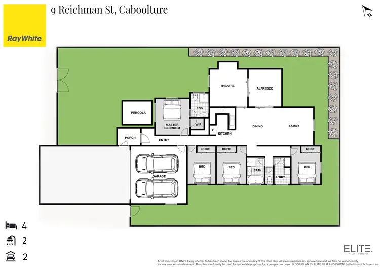 Floorplan of Homely house listing, 9 Reichman Street, Caboolture QLD 4510