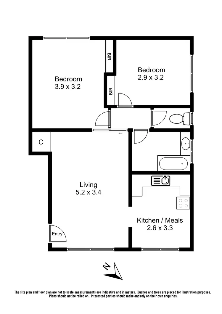 Floorplan of Homely apartment listing, 3/14 Bettina Street, Clayton VIC 3168