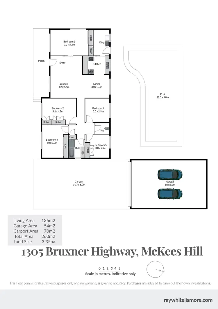 Floorplan of Homely house listing, 1305 Bruxner Highway, Mckees Hill NSW 2480