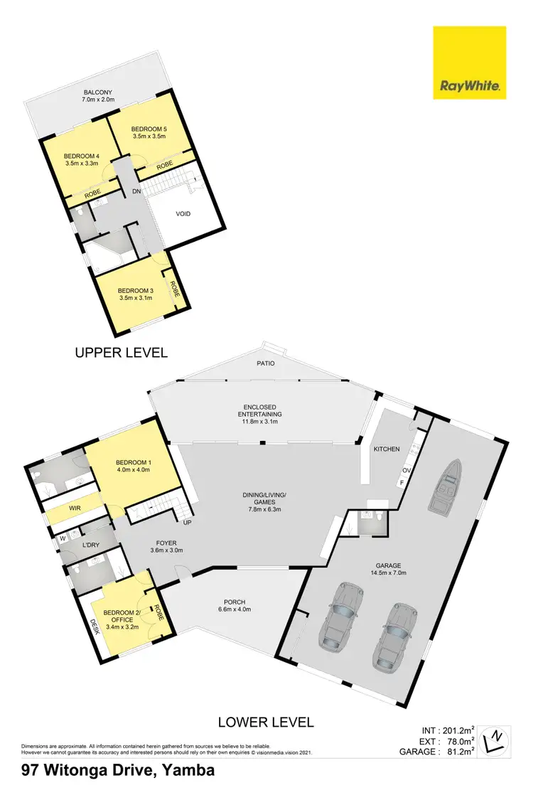 Floorplan of Homely house listing, 97 Witonga Drive, Yamba NSW 2464