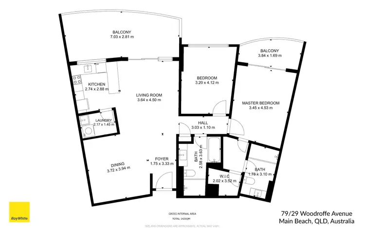 Floorplan of Homely unit listing, 79/29-39 Woodroffe Avenue, Main Beach QLD 4217