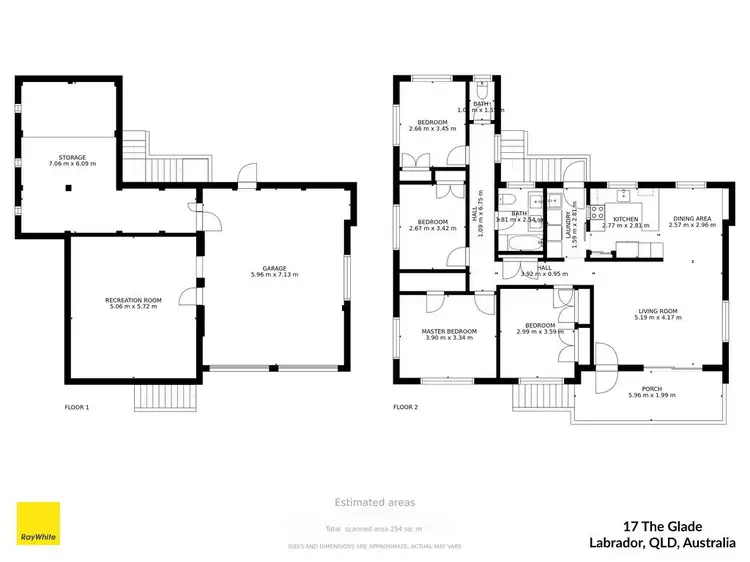 Floorplan of Homely house listing, 17 The Glade, Labrador QLD 4215