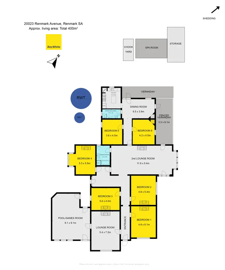 Floorplan of Homely house listing, 20023 Renmark Avenue, Renmark SA 5341