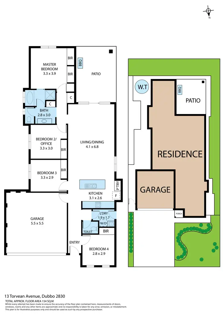 Floorplan of Homely house listing, 13 Torvean Avenue, Dubbo NSW 2830