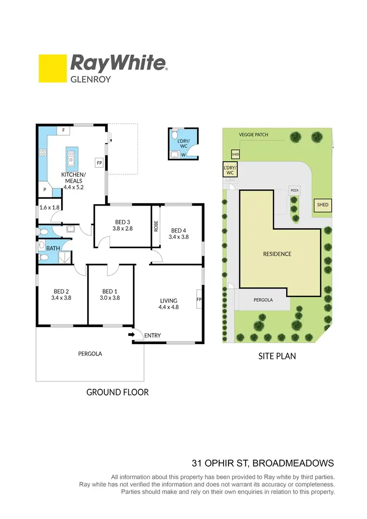 Floorplan of Homely house listing, 31 Ophir Street, Broadmeadows VIC 3047
