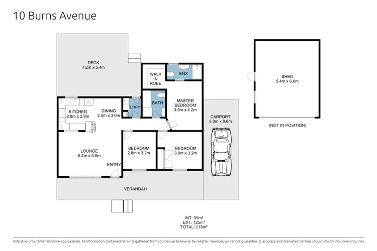 Floorplan of Homely house listing, 10 Burns Avenue, Euroa VIC 3666