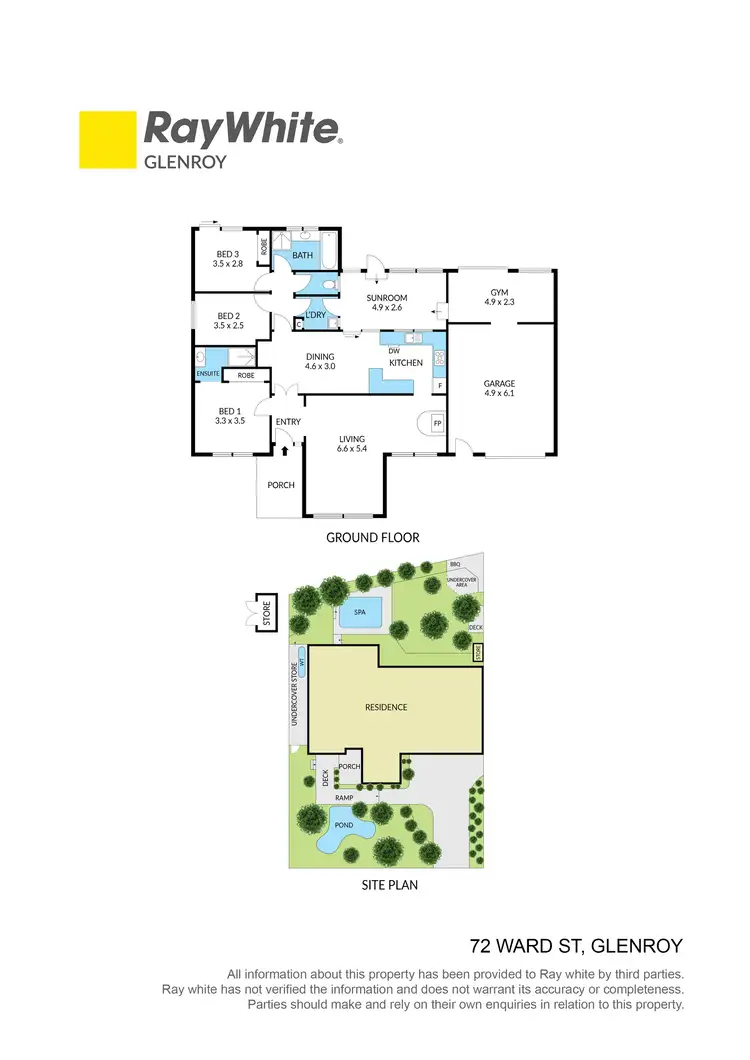 Floorplan of Homely house listing, 72 Ward Street, Glenroy VIC 3046