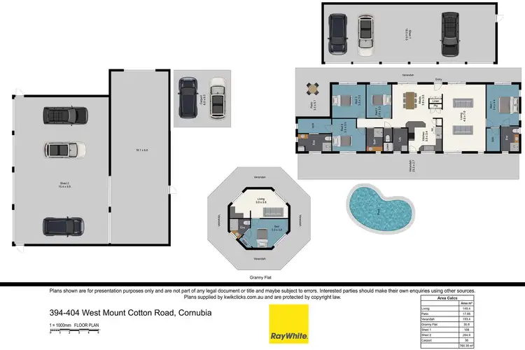 Floorplan of Homely house listing, 394-404 West Mount Cotton Road, Cornubia QLD 4130