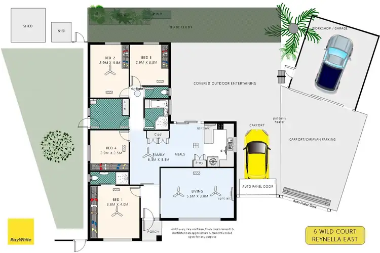 Floorplan of Homely house listing, 6 Wild Court, Reynella East SA 5161