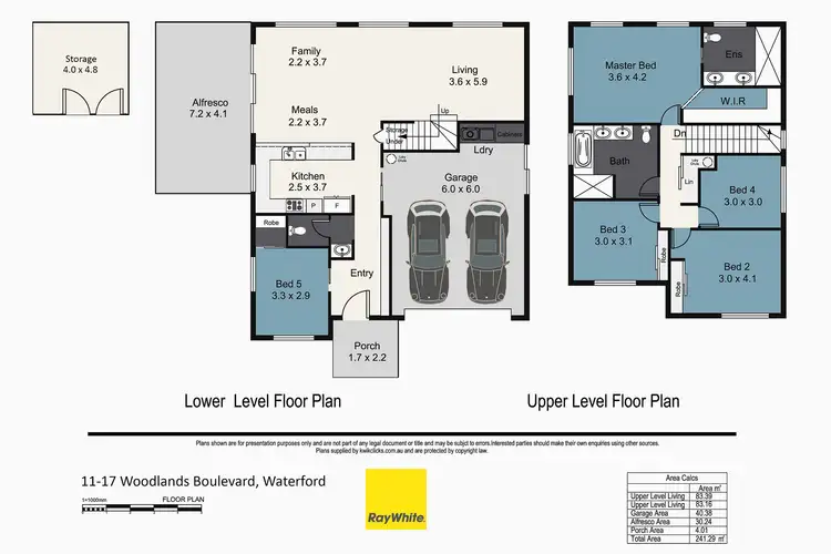 Floorplan of Homely house listing, 11-17 Woodlands Boulevard, Waterford QLD 4133