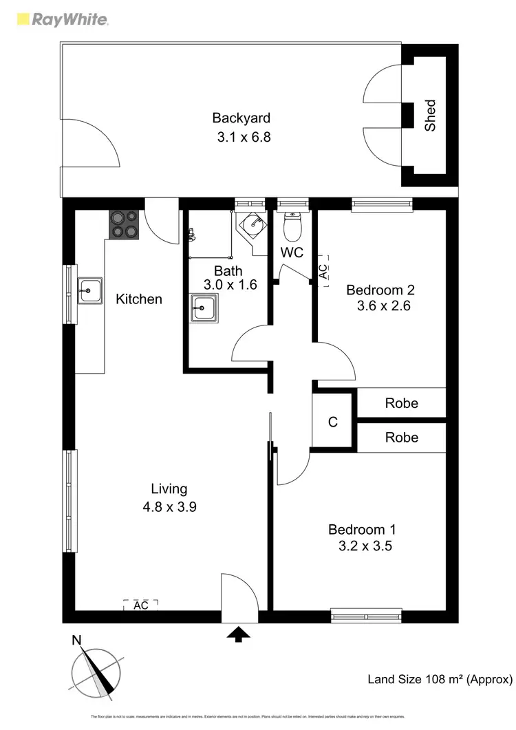 Floorplan of Homely unit listing, 1/4 Lewis Street, Frankston VIC 3199
