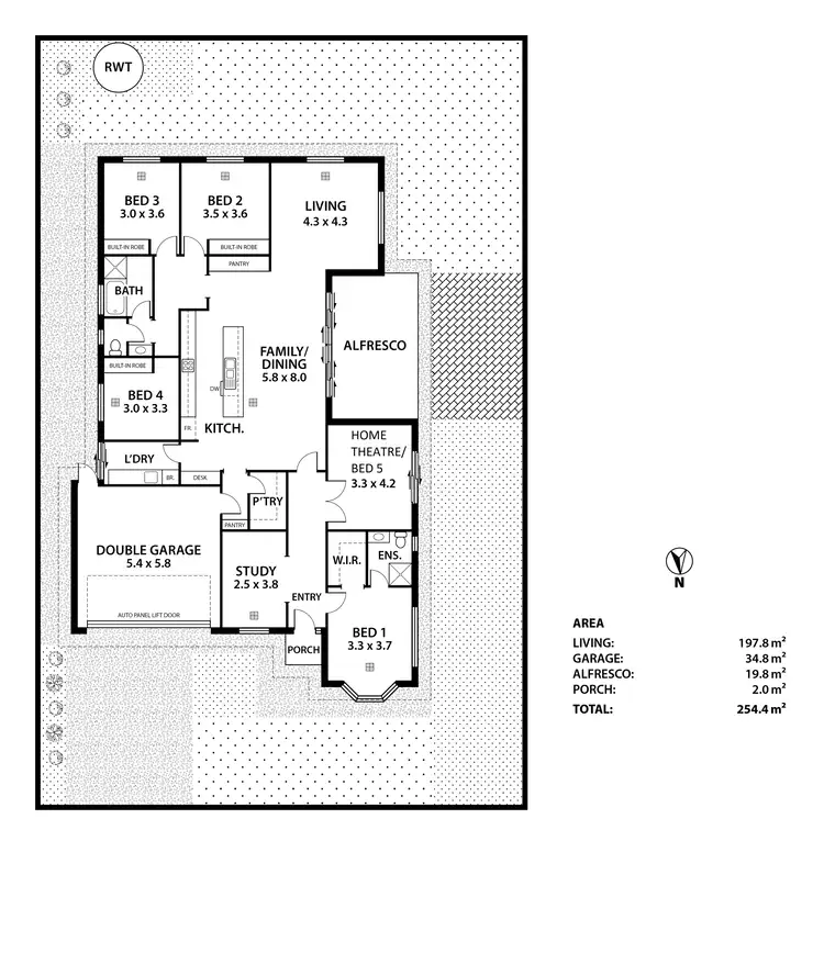 Floorplan of Homely house listing, 12 Adamson Court, Mount Barker SA 5251