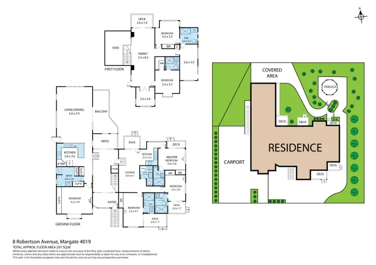 Floorplan of Homely house listing, 8 Robertson Avenue, Margate QLD 4019