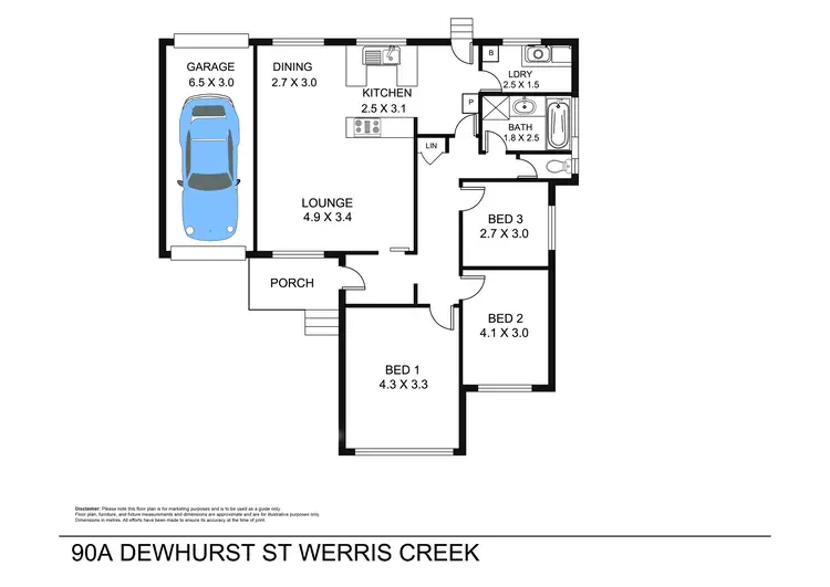 Floorplan of Homely house listing, 90A Dewhurst Street, Werris Creek NSW 2341