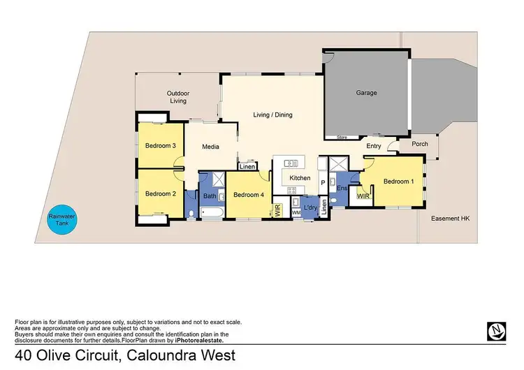 Floorplan of Homely house listing, 40 Olive Circuit, Caloundra West QLD 4551