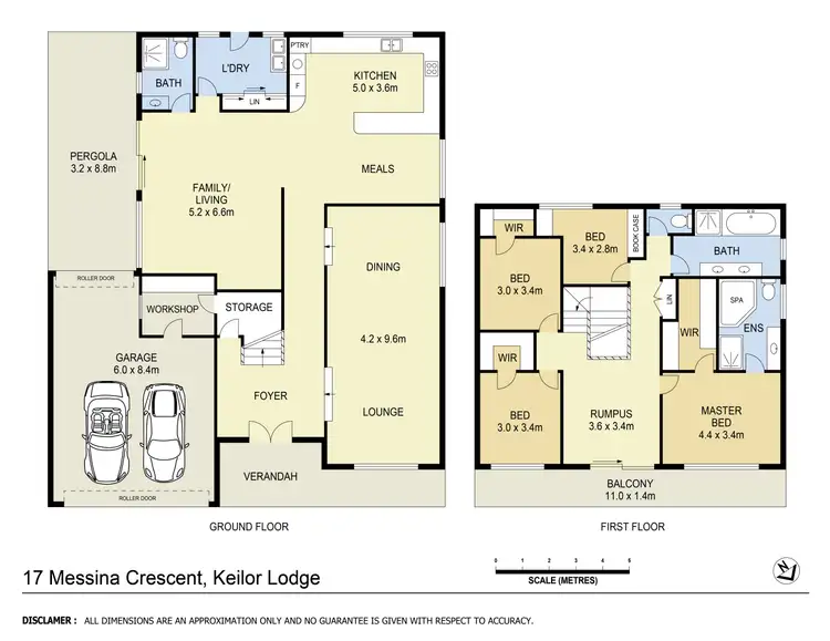 Floorplan of Homely house listing, 17 Messina Crescent, Keilor Lodge VIC 3038