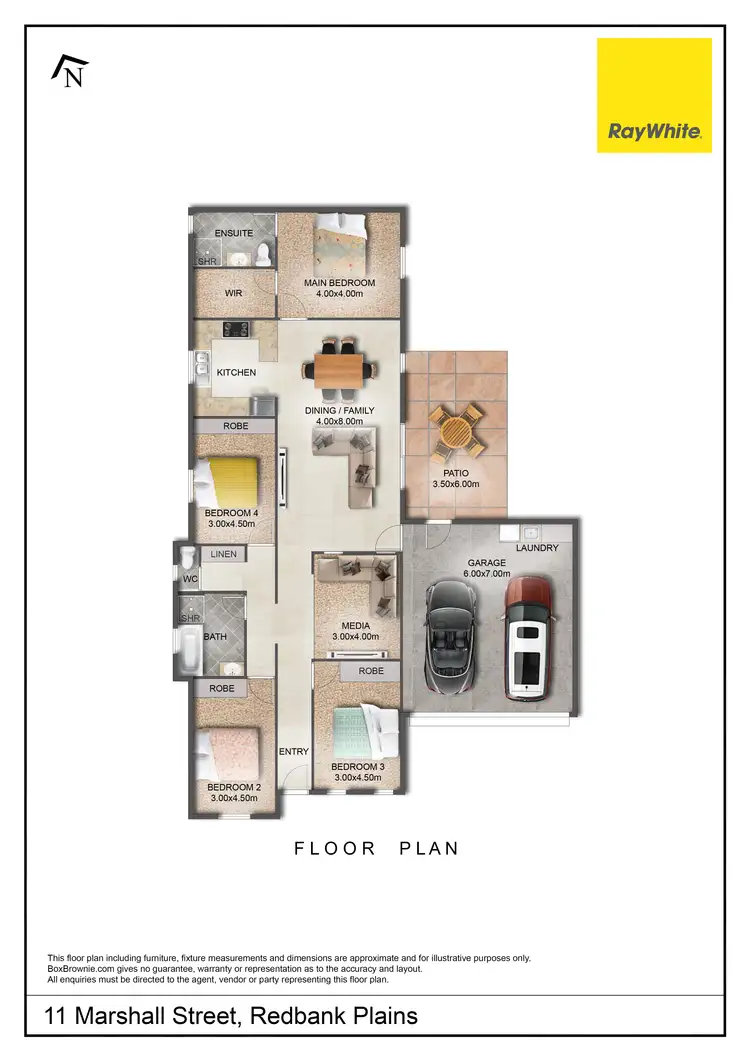 Floorplan of Homely house listing, 11 Marshall Street, Redbank Plains QLD 4301