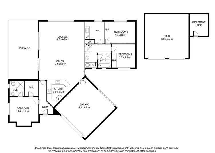Floorplan of Homely house listing, 7 Graney Court, Mount Gambier SA 5290