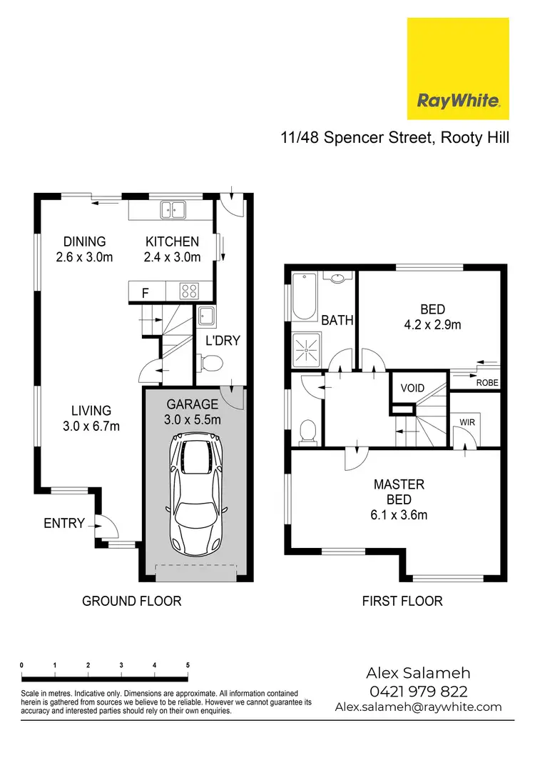 Floorplan of Homely townhouse listing, 11/48 Spencer Street, Rooty Hill NSW 2766