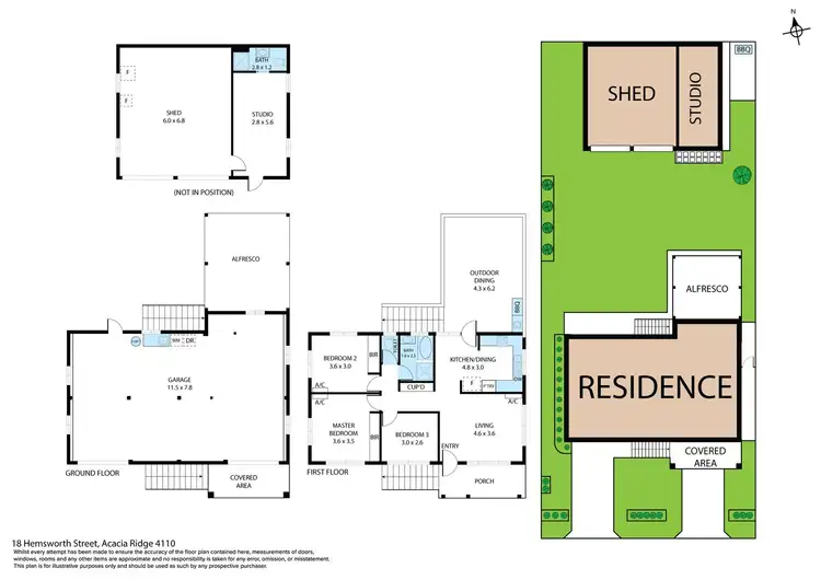 Floorplan of Homely house listing, 18 Hemsworth Street, Acacia Ridge QLD 4110