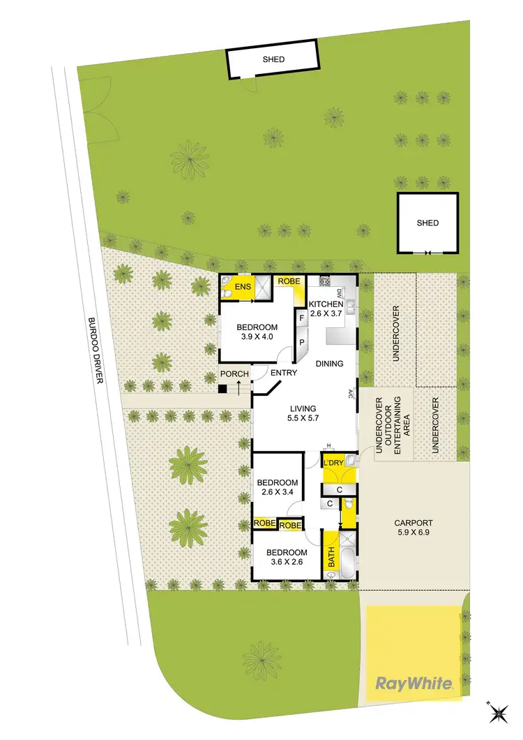 Floorplan of Homely house listing, 1 Tomah Court, Grovedale VIC 3216