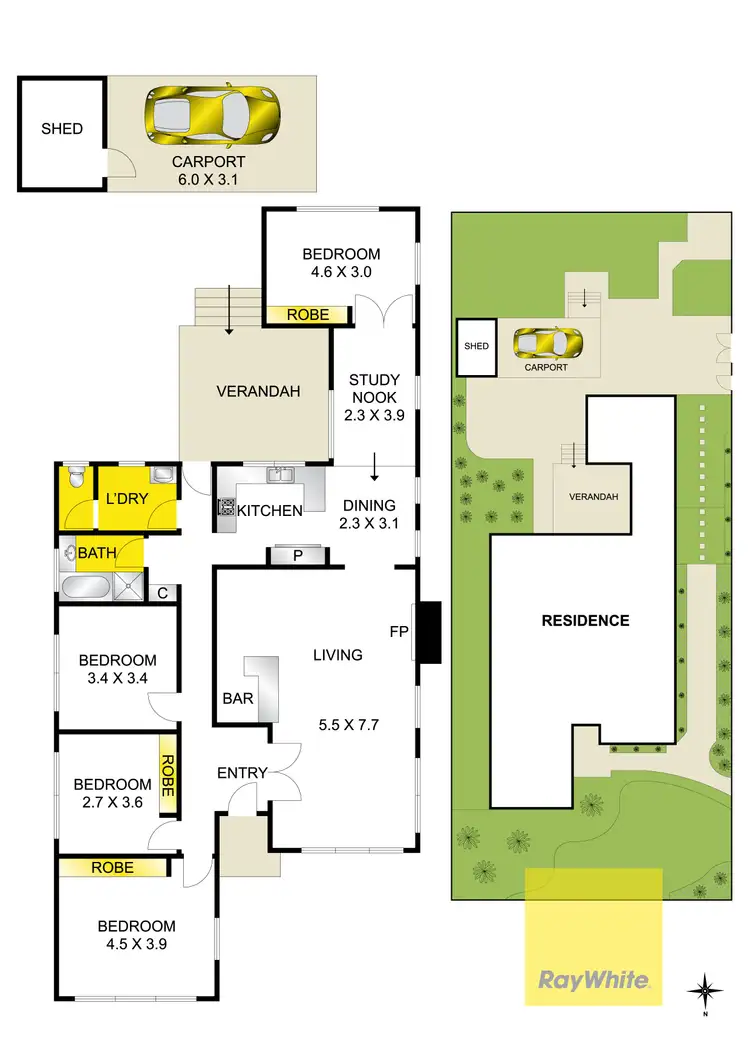 Floorplan of Homely house listing, 17 Cambra Road, Belmont VIC 3216