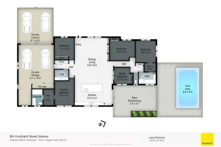Floorplan of Homely house listing, 84 Ironbark Street, Elanora QLD 4221