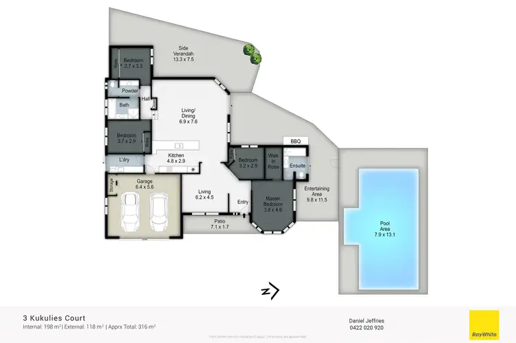 Floorplan of Homely house listing, 3 Kukulies Court, Currumbin Waters QLD 4223