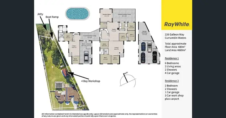 Floorplan of Homely house listing, 226 Galleon Way, Currumbin Waters QLD 4223