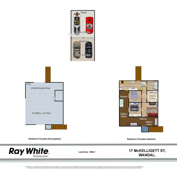 Floorplan of Homely house listing, 17 Mckelligett Street, Wandal QLD 4700