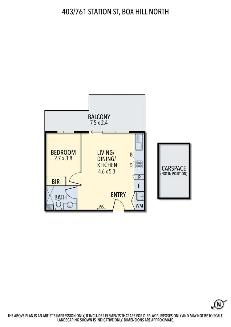 Floorplan of Homely apartment listing, 403/761 Station Street, Box Hill North VIC 3129