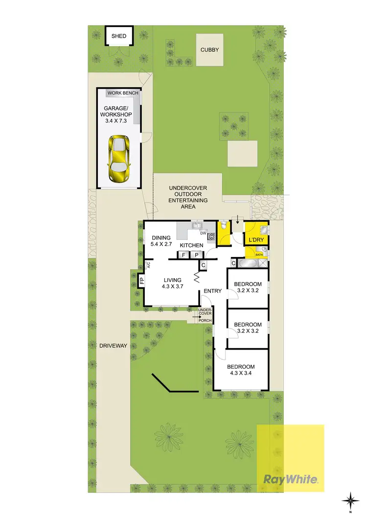 Floorplan of Homely house listing, 7 Cuthbert Avenue, Highton VIC 3216