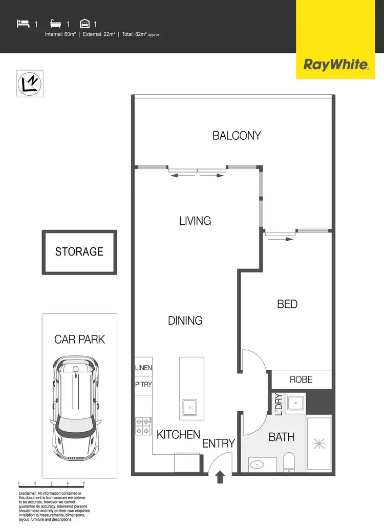 Floorplan of Homely apartment listing, 1323/240 Bunda Street, City ACT 2601