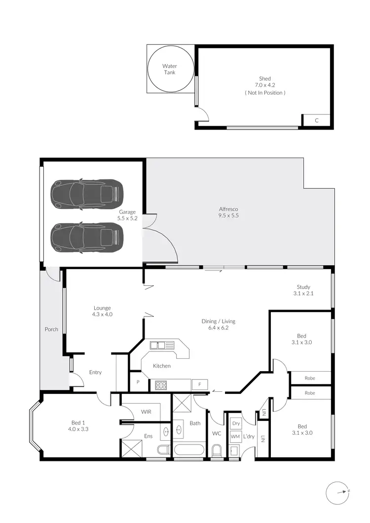 Floorplan of Homely house listing, 10 Sherwood Grove, Lara VIC 3212