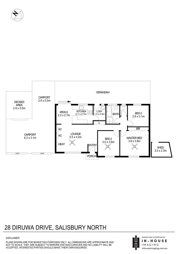 Floorplan of Homely house listing, 28 Diruwa Drive, Salisbury North SA 5108