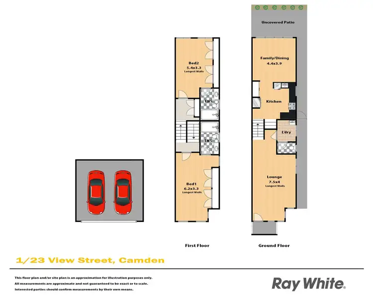 Floorplan of Homely house listing, 1/23 View Street, Camden NSW 2570