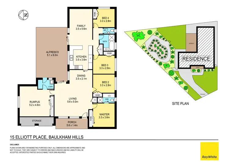 Floorplan of Homely house listing, 15 Elliott Place, Baulkham Hills NSW 2153