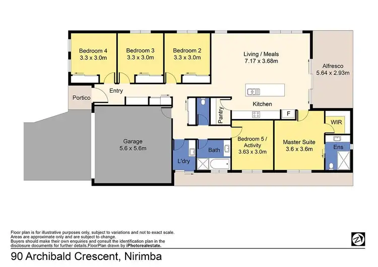 Floorplan of Homely house listing, 90 Archibald Crescent, Nirimba QLD 4551