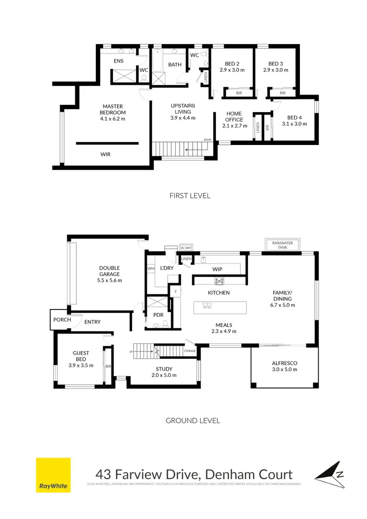 Floorplan of Homely house listing, 43 Farview Drive, Denham Court NSW 2565