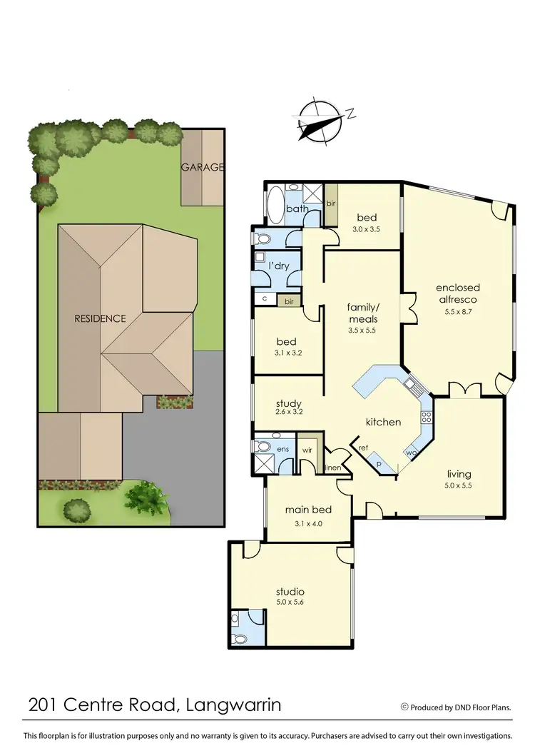 Floorplan of Homely house listing, 201 Centre Road, Langwarrin VIC 3910