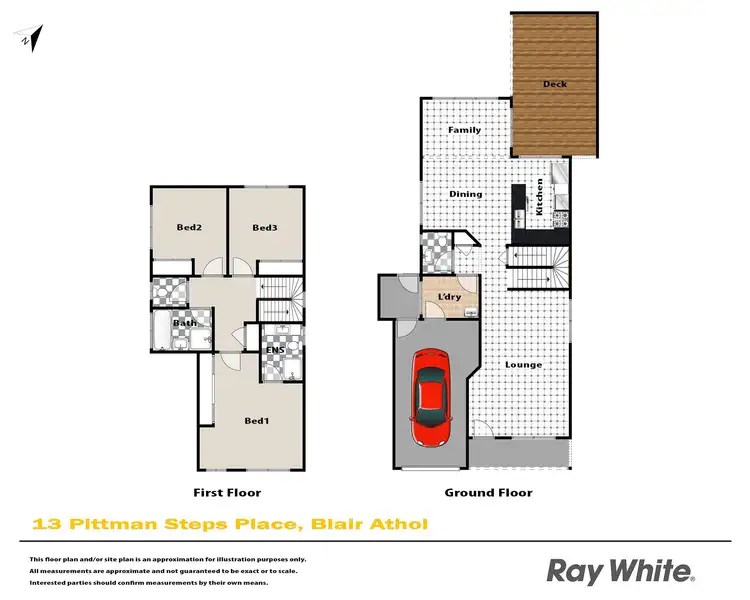 Floorplan of Homely house listing, 13 Pittman Steps Place, Blair Athol NSW 2560