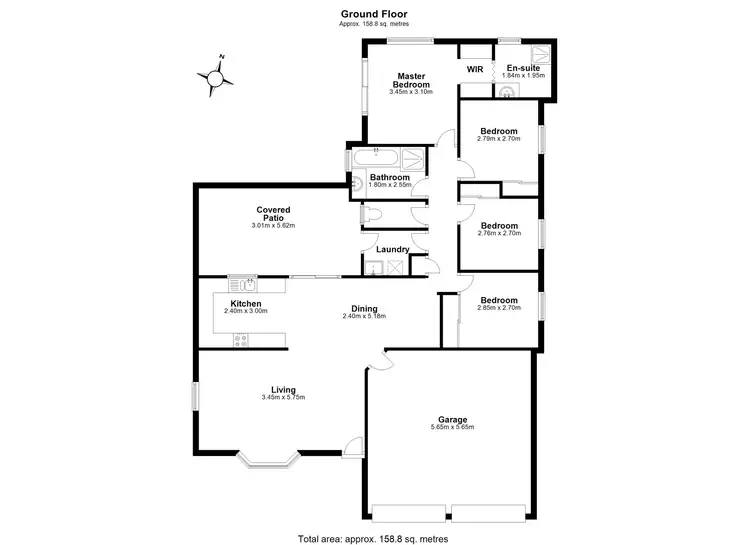 Floorplan of Homely house listing, 13 Glider Close, Doolandella QLD 4077