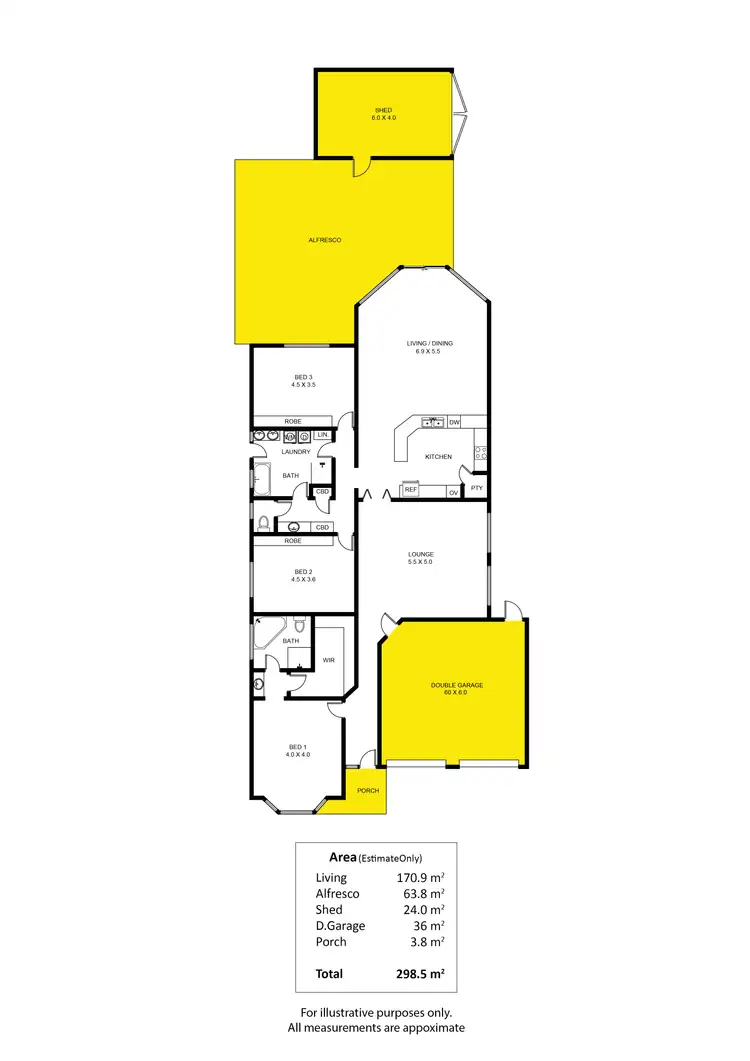 Floorplan of Homely house listing, 11A Stella Street, Darlington SA 5047