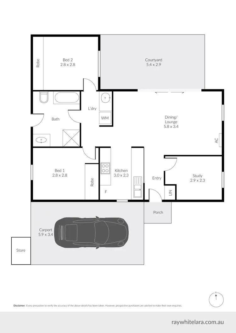 Floorplan of Homely house listing, 37 Watsonia Grove, Norlane VIC 3214