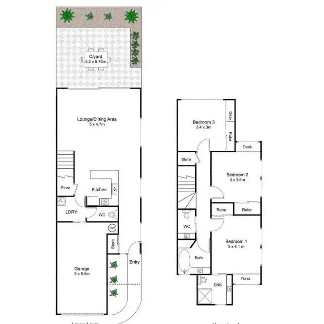 Floorplan of Homely townhouse listing, 30/33 Scholars Drive, Sippy Downs QLD 4556
