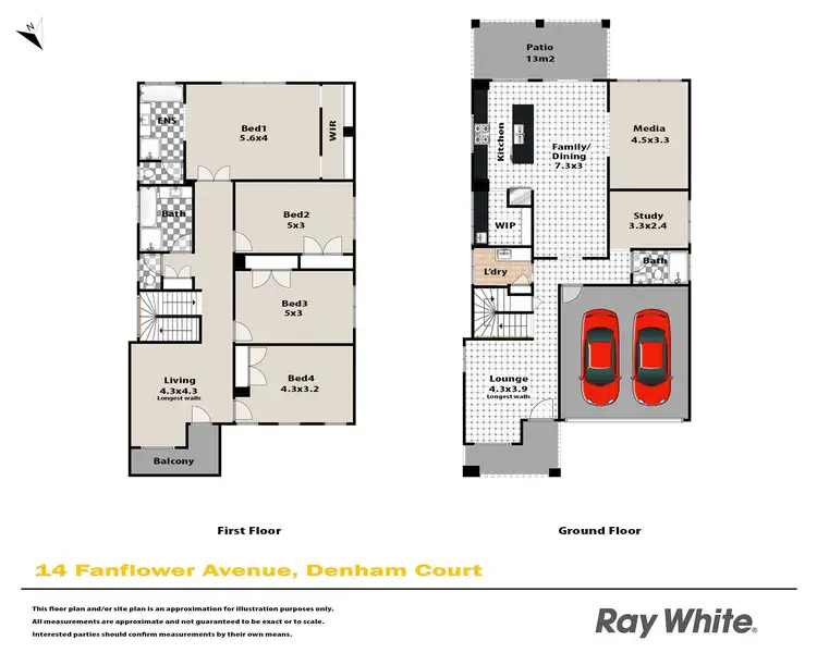 Floorplan of Homely house listing, 14 Fanflower Avenue, Denham Court NSW 2565
