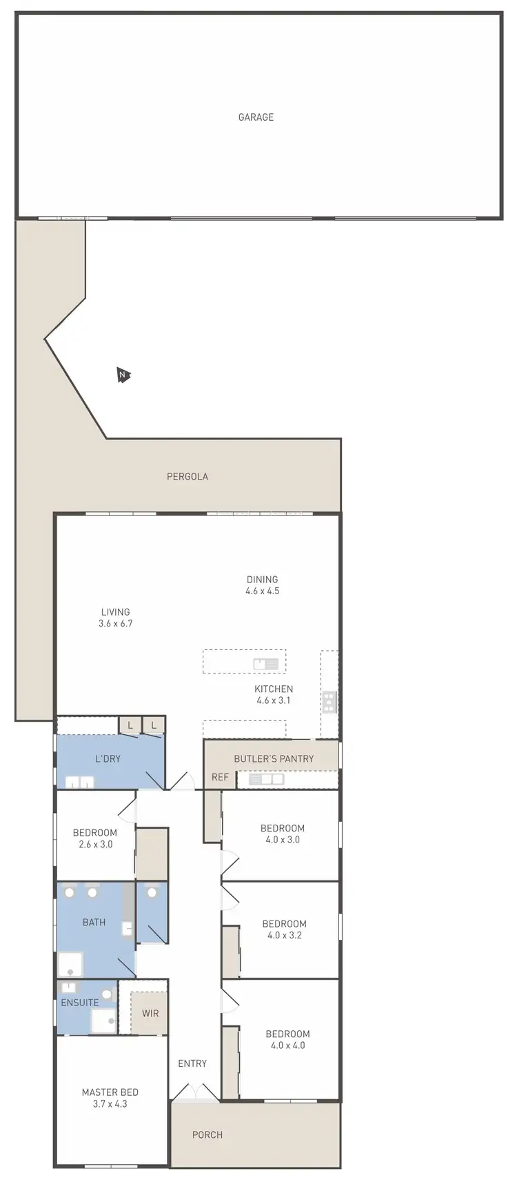 Floorplan of Homely house listing, 7 Margaret Street, Werribee VIC 3030