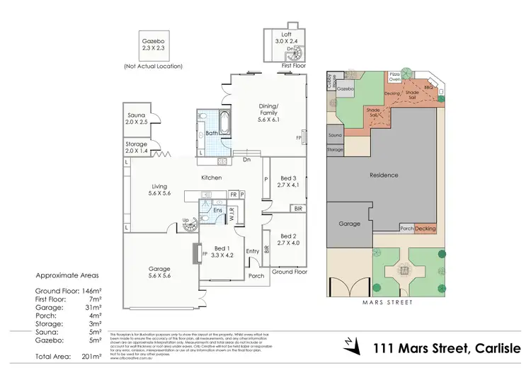 Floorplan of Homely house listing, 111 Mars Street, Carlisle WA 6101