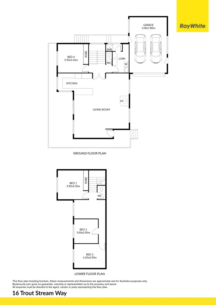 Floorplan of Homely house listing, 16 Trout Stream Way, Macs Cove VIC 3723