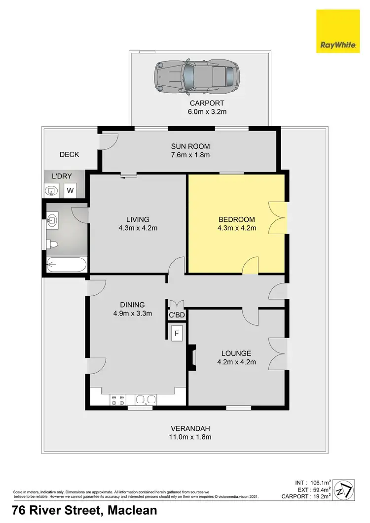 Floorplan of Homely house listing, 76 River Street, Maclean NSW 2463
